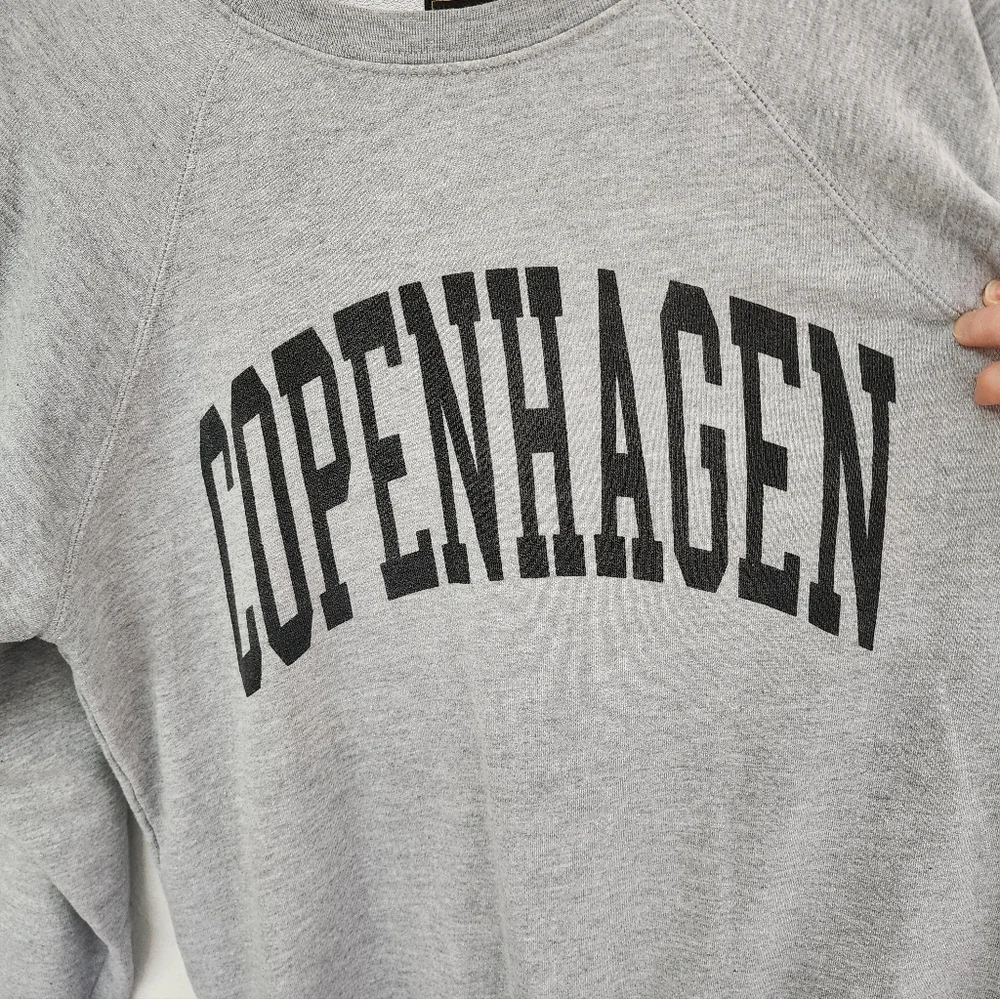 Free People x Retro Brand Gray Copenhagen Classic Crew Sweatshirt Sz XS - Picture 5 of 6